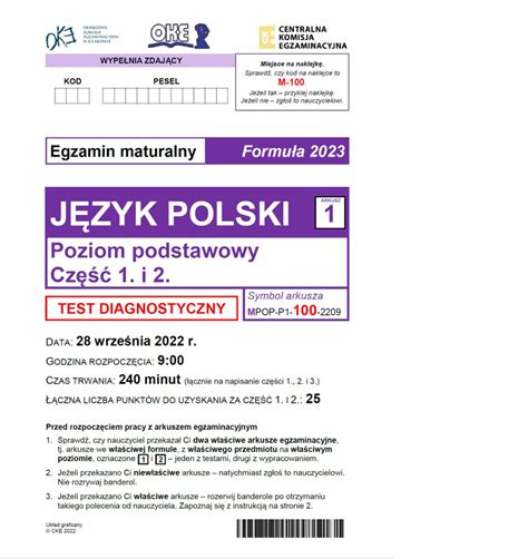 matura z rapu arkusz|Matura próbna. Arkusze CKE z języka polskiego